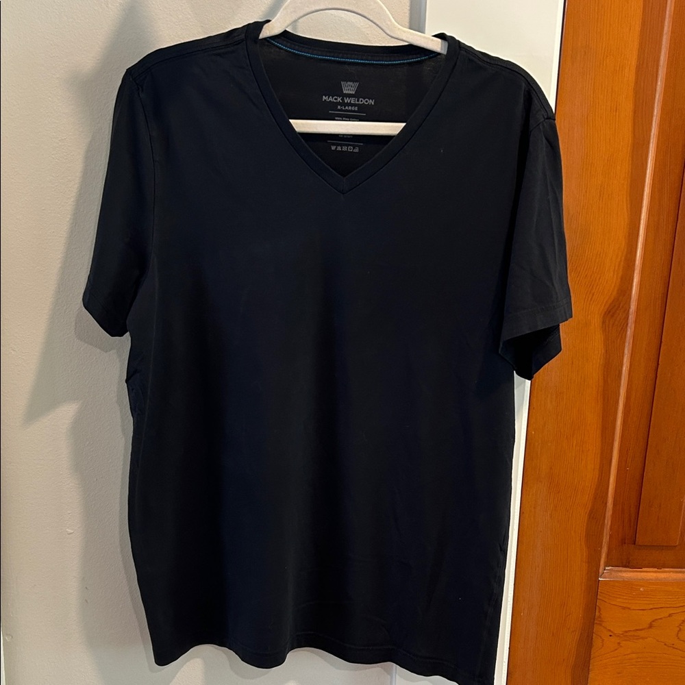 Mack Weldon Men's Classic Black V-Neck Tee